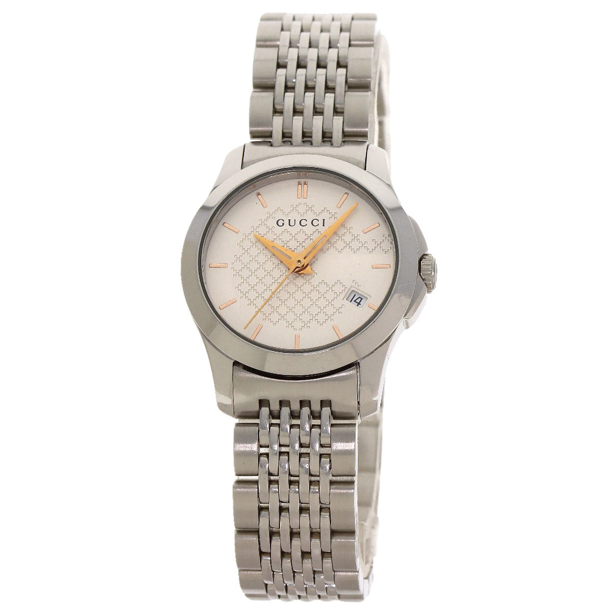 GUCCI G Timeless 126.5 Watches YA126565 Stainless Steel/Stainless Steel Ladies