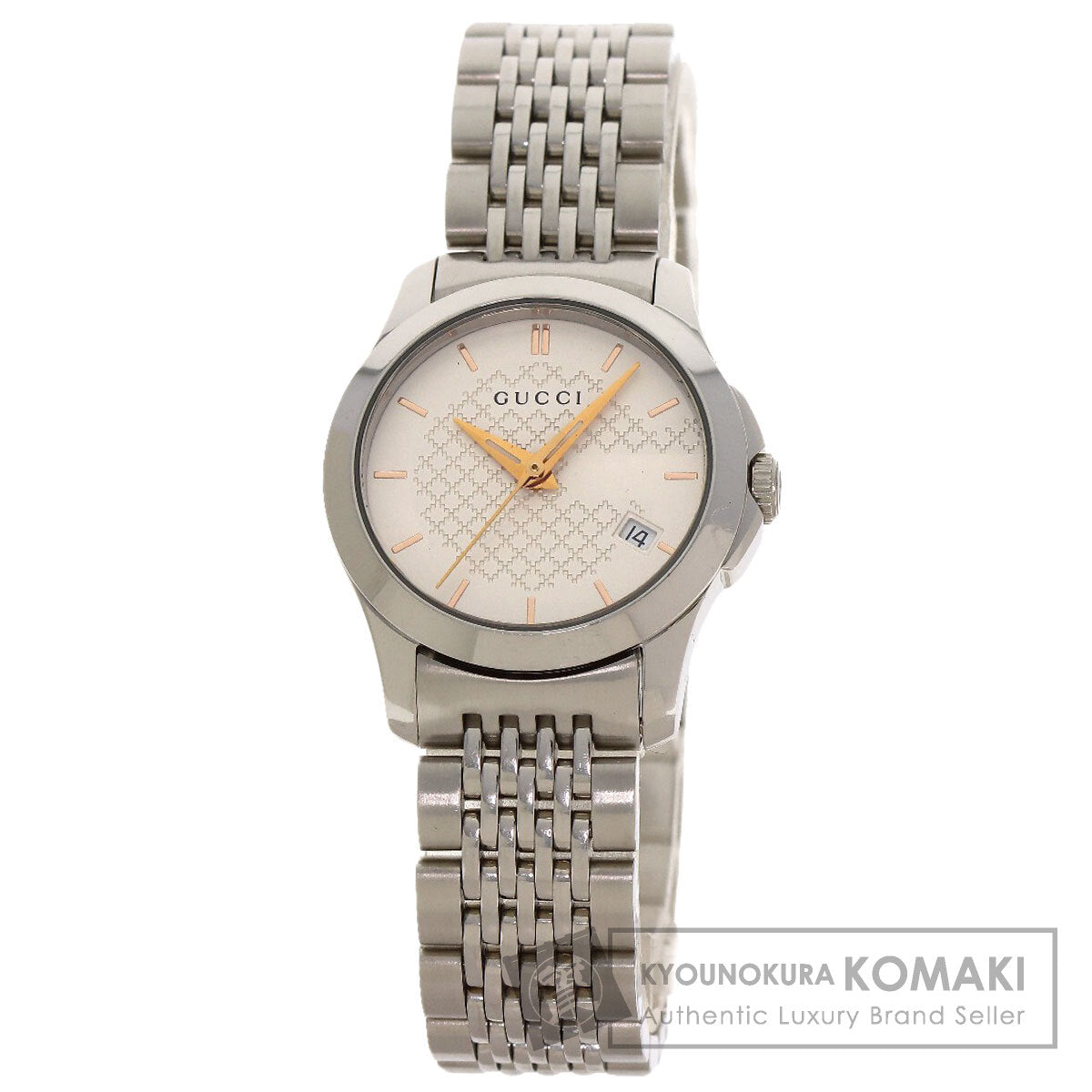 GUCCI G Timeless 126.5 Watches YA126565 Stainless Steel/Stainless Steel Ladies