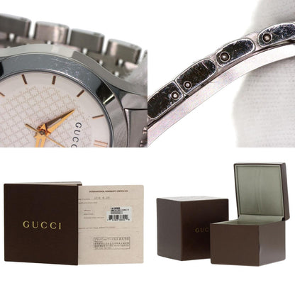 GUCCI G Timeless 126.5 Watches YA126565 Stainless Steel/Stainless Steel Ladies