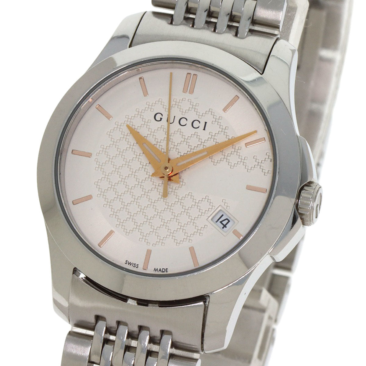 GUCCI G Timeless 126.5 Watches YA126565 Stainless Steel/Stainless Steel Ladies
