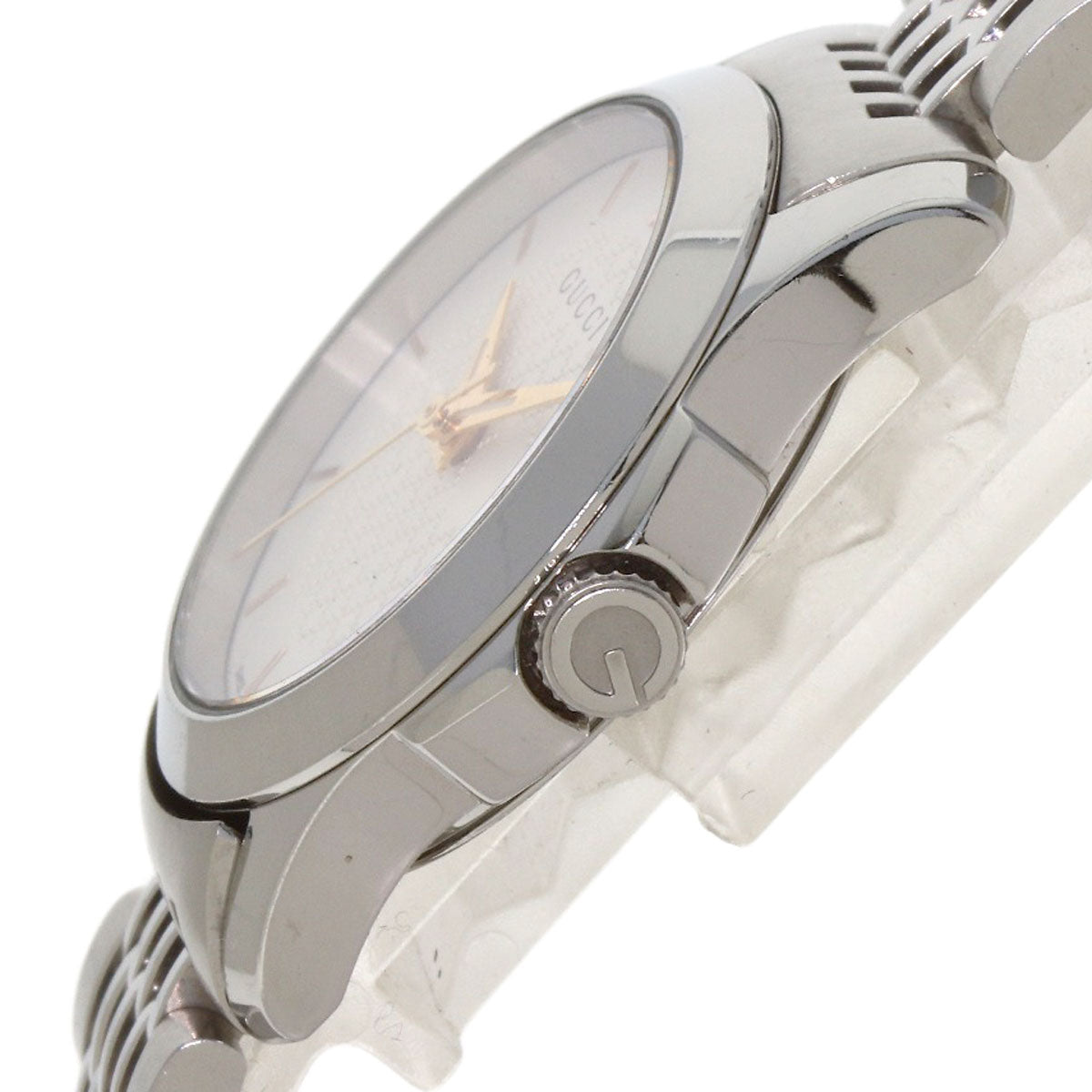 GUCCI G Timeless 126.5 Watches YA126565 Stainless Steel/Stainless Steel Ladies