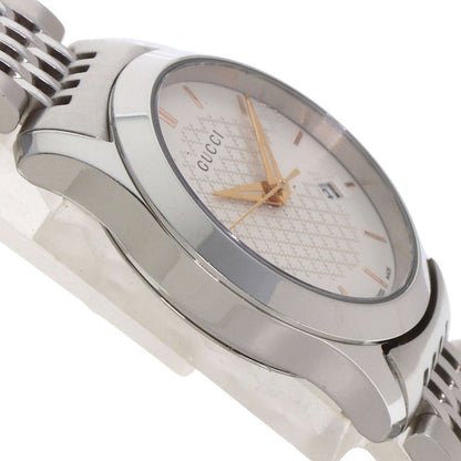 GUCCI G Timeless 126.5 Watches YA126565 Stainless Steel/Stainless Steel Ladies