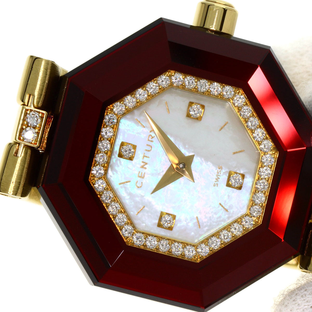 CENTURY Time Gem Diamond Watches K18 Yellow Gold/18K Yellow Gold Ladies
