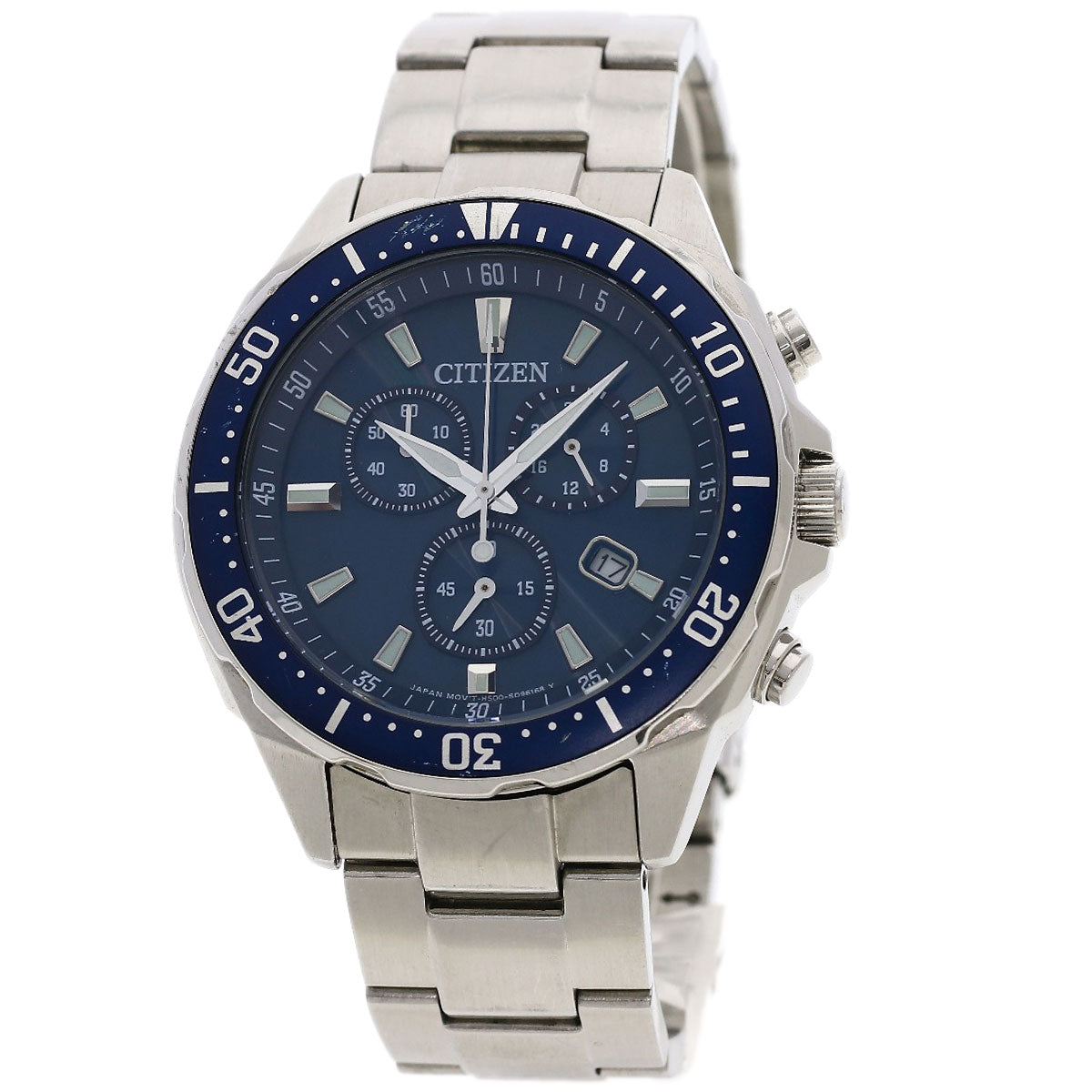 CITIZEN Round face Watches V010-6772F Stainless Steel/Stainless Steel mens