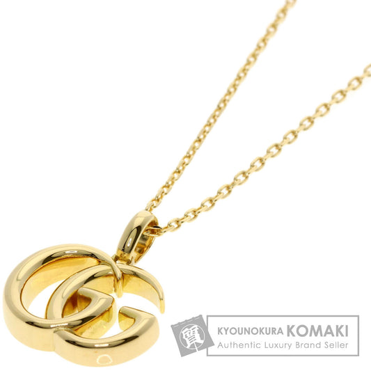 GUCCI GG Marmont Long Necklace K18 Yellow Gold Ladies [Used]
