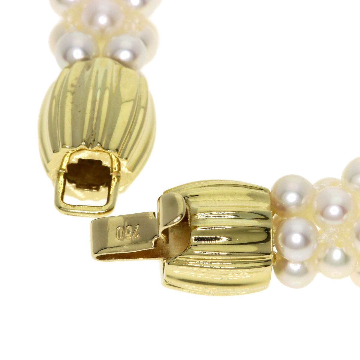 Baby pearl Pearl Necklace K18 Yellow Gold 33.2g　Ladies
