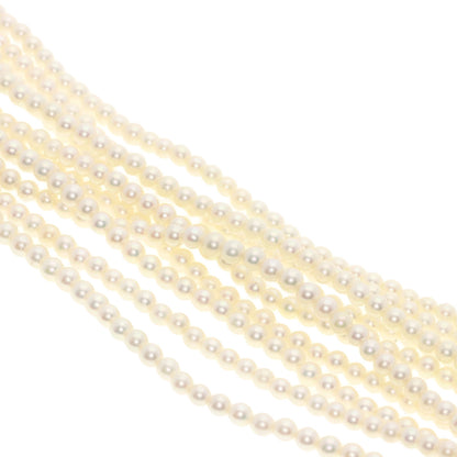 MIKIMOTO 5-strand baby pearl Necklace K14 White Gold Ladies [Used]