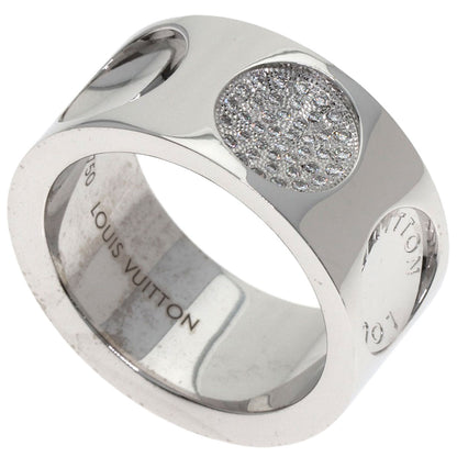 LOUIS VUITTON Grand Berg Empreinte Diamond #53 Ring K18 White Gold Ladies [Used]