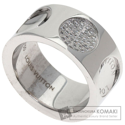 LOUIS VUITTON Grand Berg Empreinte Diamond #53 Ring K18 White Gold Ladies [Used]