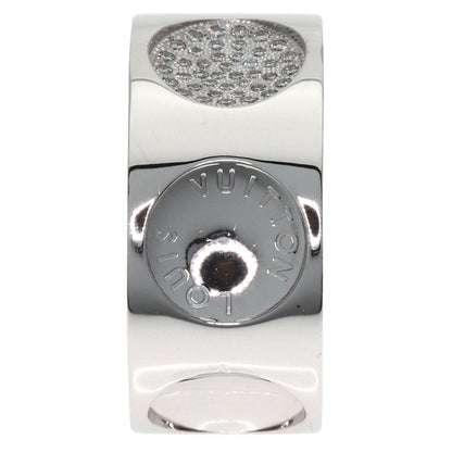 LOUIS VUITTON Grand Berg Empreinte Diamond #53 Ring K18 White Gold Ladies [Used]