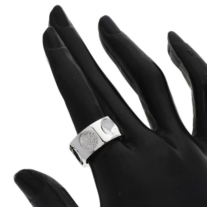 LOUIS VUITTON Grand Berg Empreinte Diamond #53 Ring K18 White Gold Ladies [Used]