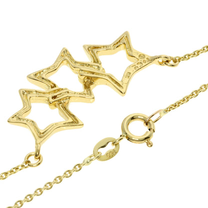 TIFFANY&Co. Triple star Necklace K18 Yellow Gold Ladies [Used]