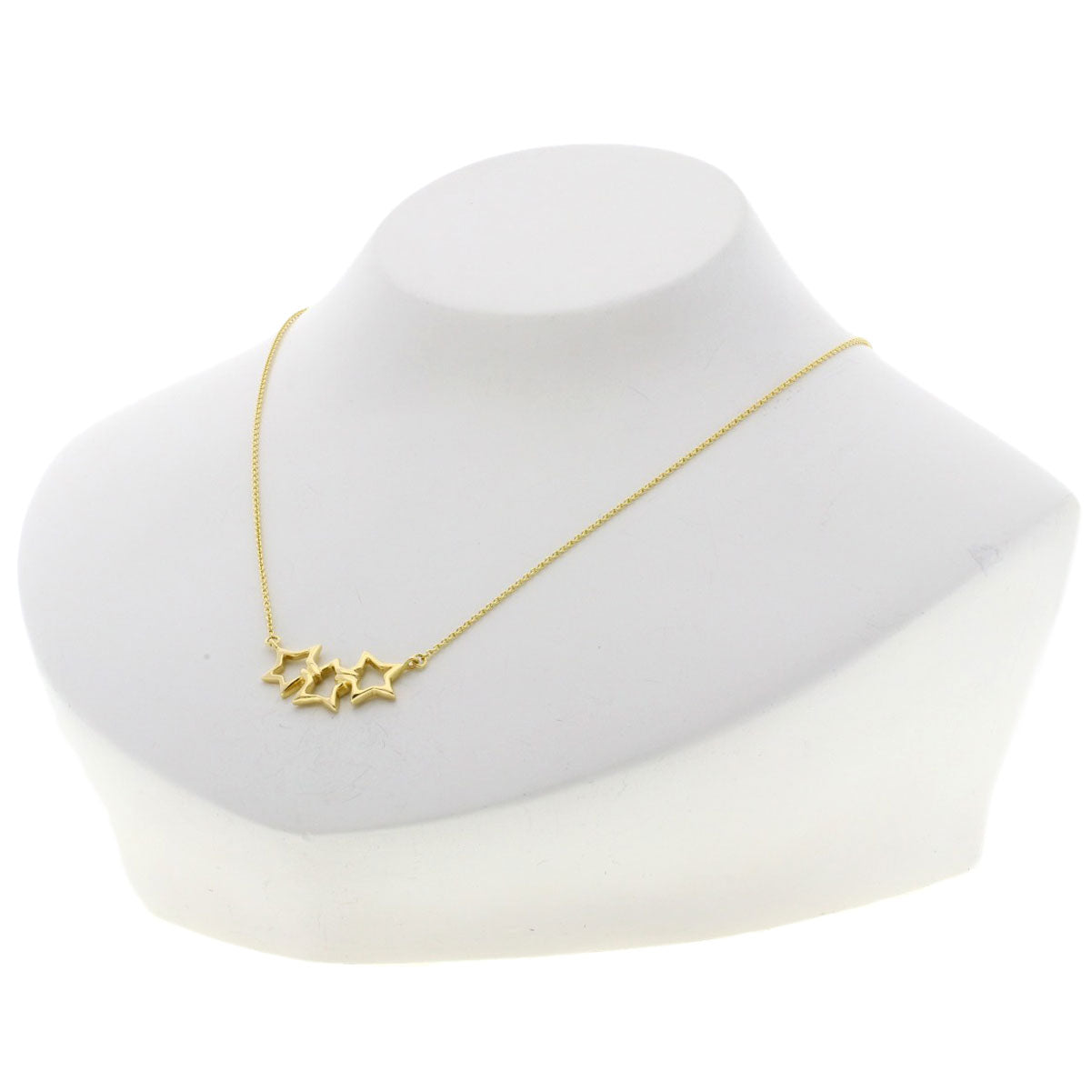 TIFFANY&Co. Triple star Necklace K18 Yellow Gold Ladies [Used]