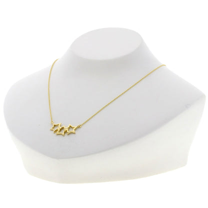 TIFFANY&Co. Triple star Necklace K18 Yellow Gold Ladies [Used]