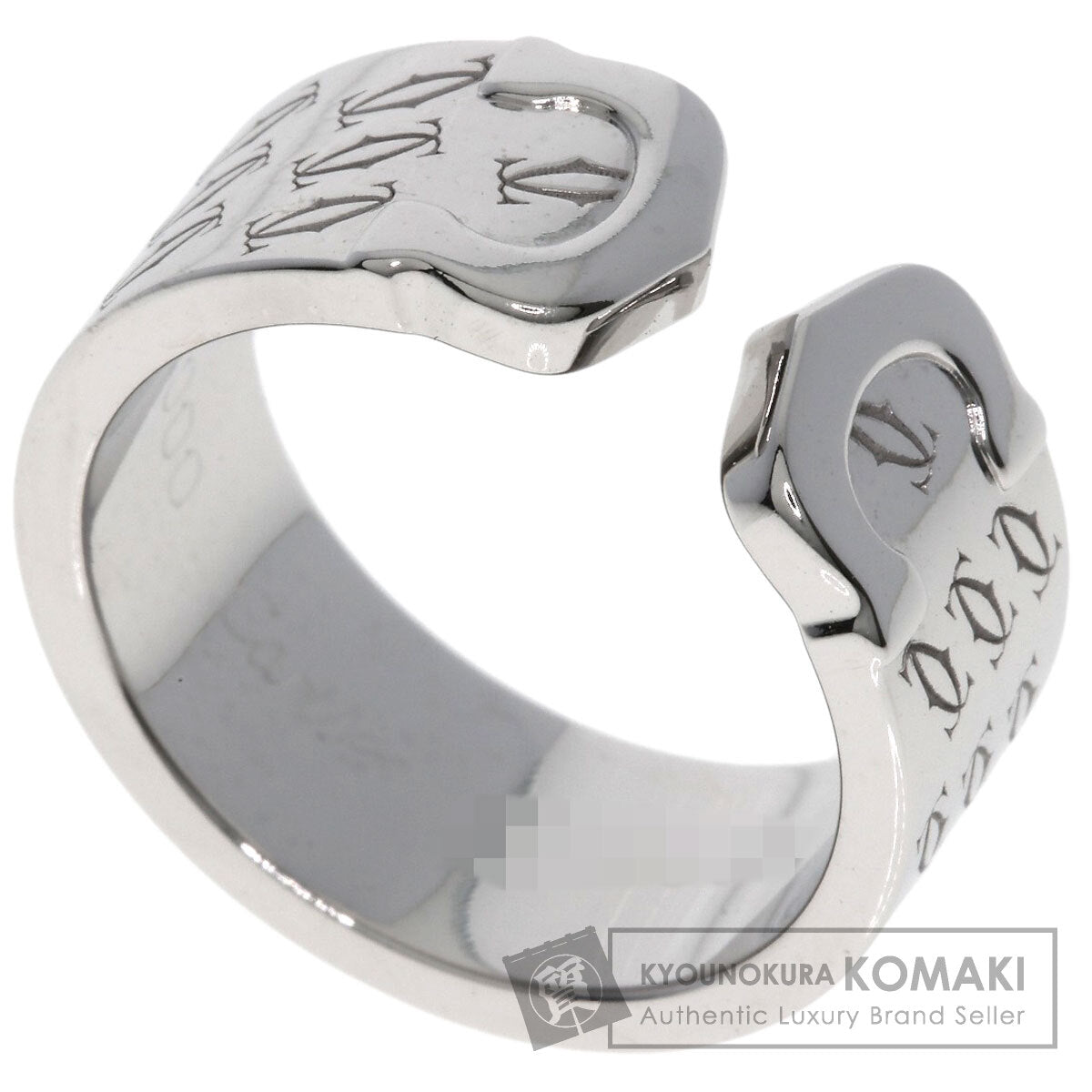 CARTIER 2C 2000 Christmas Limited #51 Ring K18 White Gold Ladies [Used]