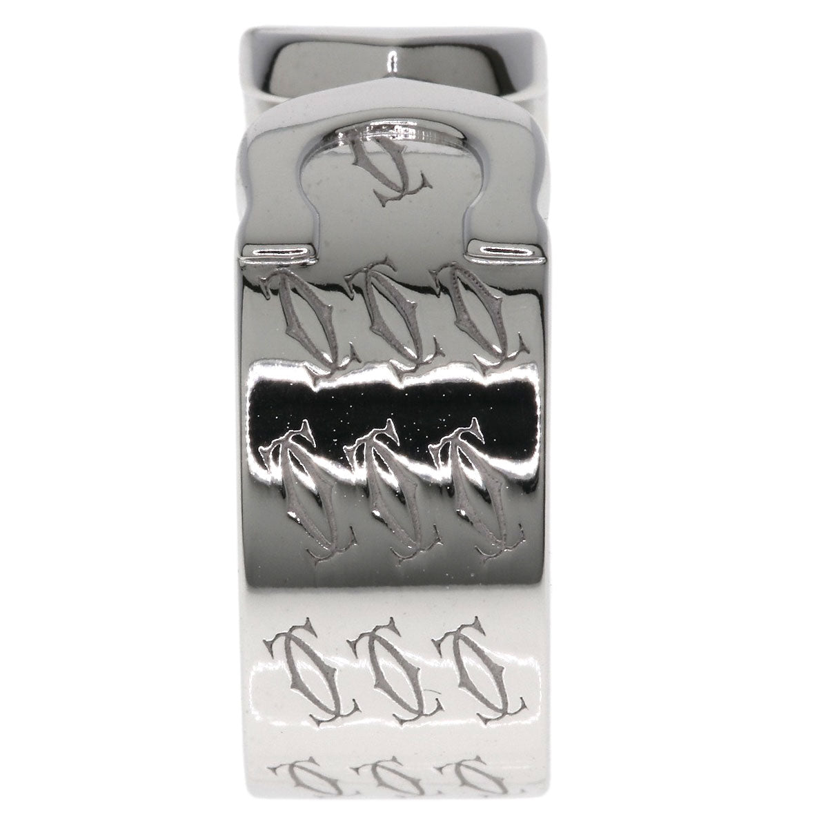 CARTIER 2C 2000 Christmas Limited #51 Ring K18 White Gold Ladies [Used]