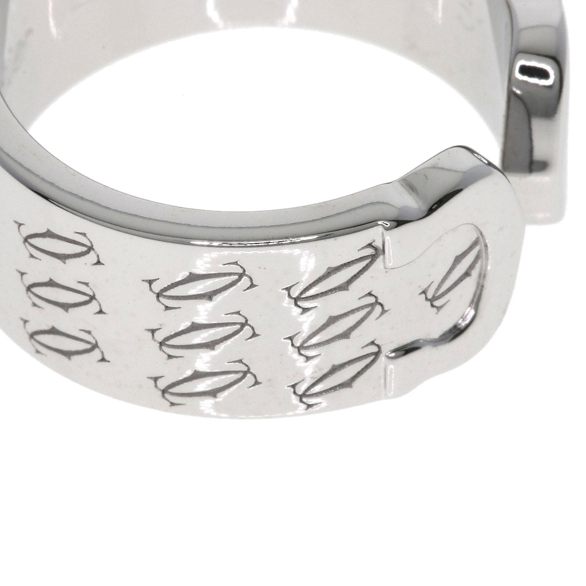 CARTIER 2C 2000 Christmas Limited #51 Ring K18 White Gold Ladies [Used]