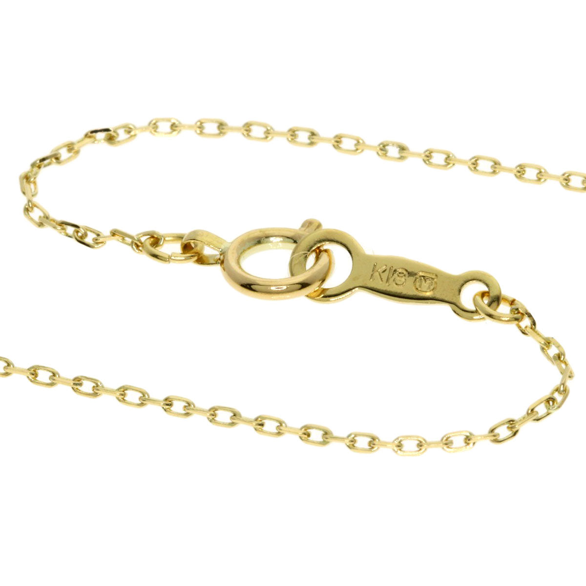 MIKIMOTO Pearl Pearl Diamond Necklace K18 Yellow Gold Ladies [Used]