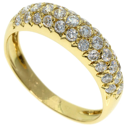 Van Cleef & Arpels Pave Diamond #51 Ring K18 Yellow Gold Ladies [Used]