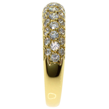 Van Cleef & Arpels Pave Diamond #51 Ring K18 Yellow Gold Ladies [Used]