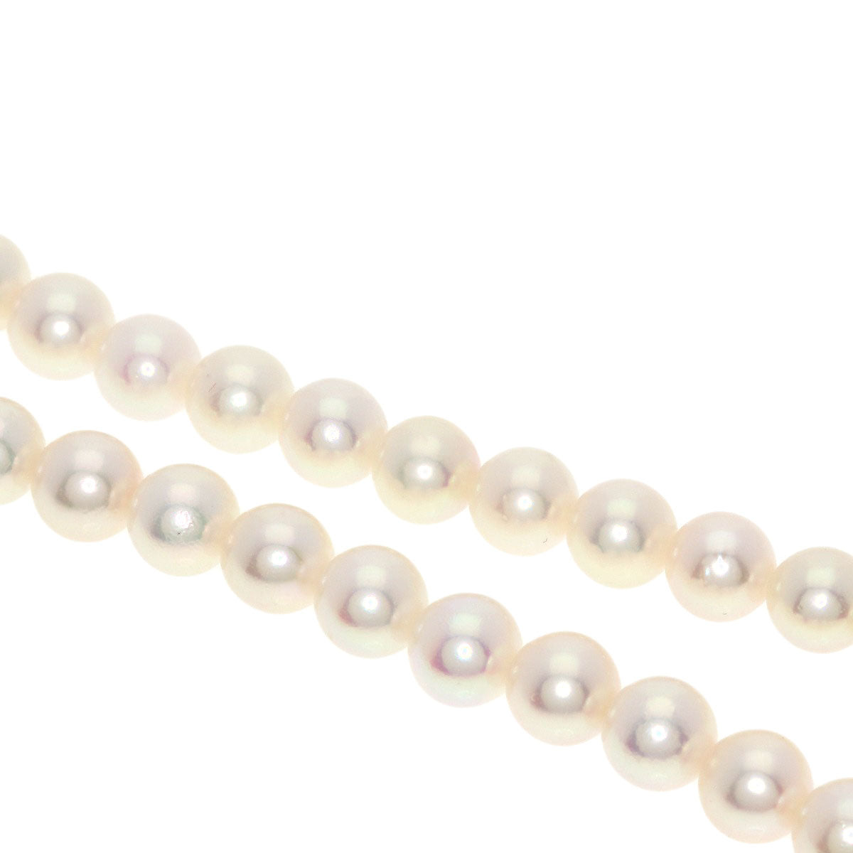 MIKIMOTO Long Pearl Necklace Silver Ladies [Used]