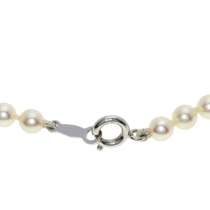 MIKIMOTO Long Pearl Necklace Silver Ladies [Used]