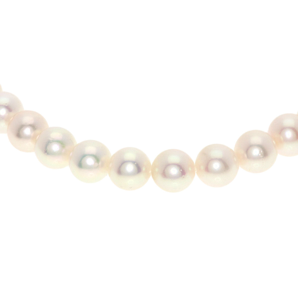 MIKIMOTO Long Pearl Necklace Silver Ladies [Used]