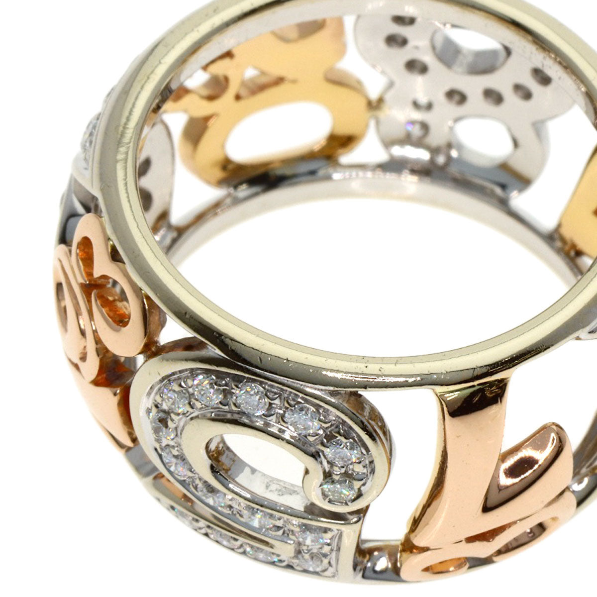 FRANCK MULLER Talisman Diamond Ring K18 Pink Gold Ladies [Used]