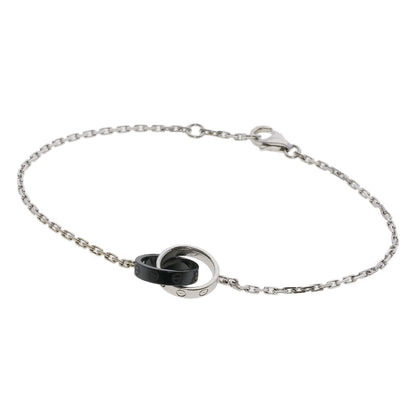 CARTIER Baby Love Ceramic Bracelet K18 White Gold CeramicLadies [Used]