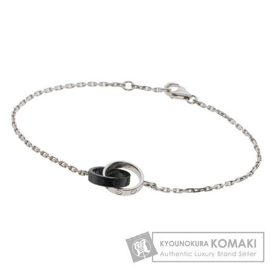CARTIER Baby Love Ceramic Bracelet K18 White Gold CeramicLadies [Used]