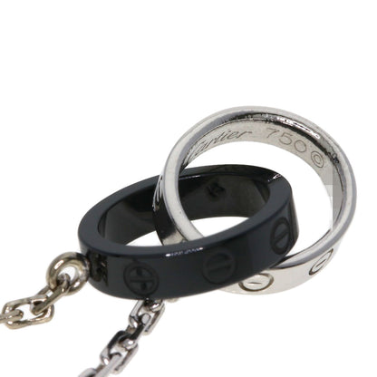 CARTIER Baby Love Ceramic Bracelet K18 White Gold CeramicLadies [Used]