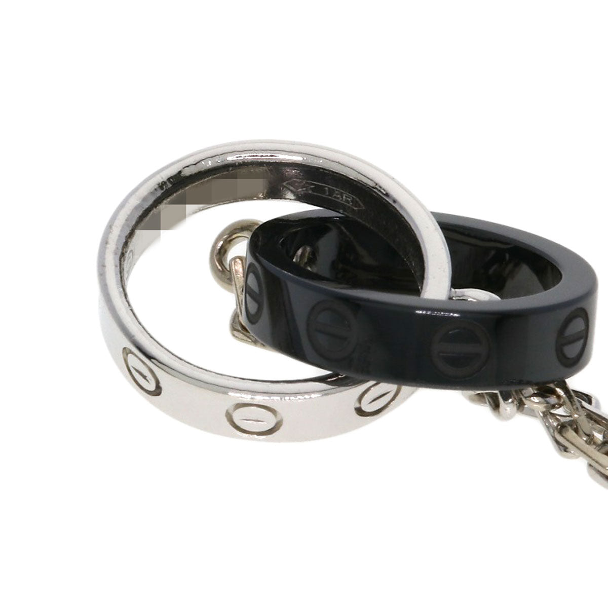 CARTIER Baby Love Ceramic Bracelet K18 White Gold CeramicLadies [Used]
