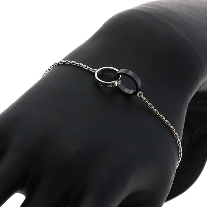 CARTIER Baby Love Ceramic Bracelet K18 White Gold CeramicLadies [Used]