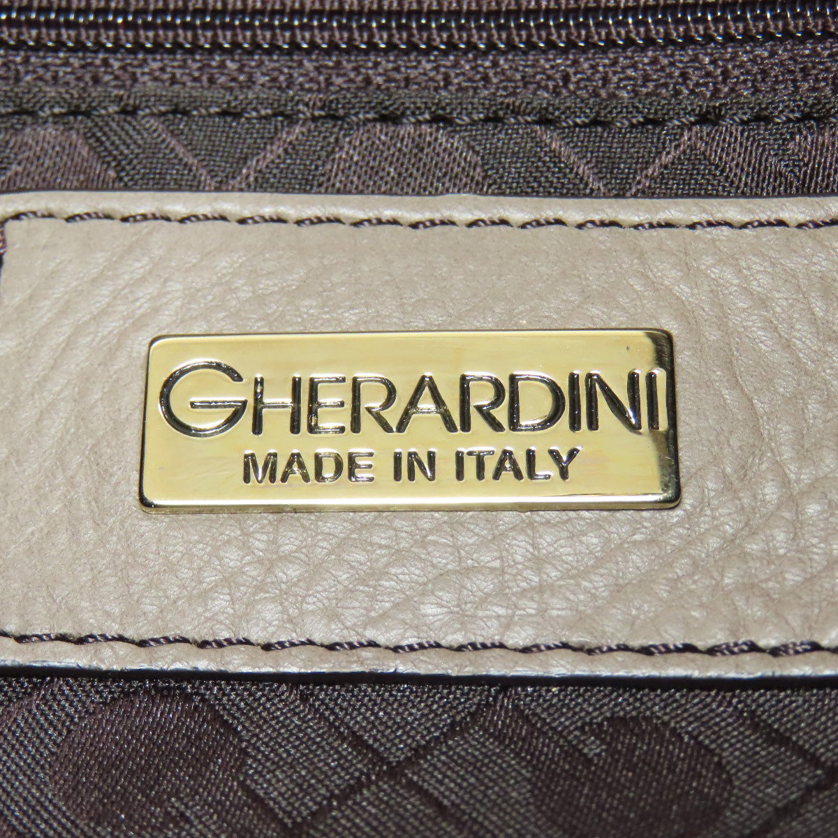 GHERARDINI   Tote Bag Logo motif softy Polyester Polyurethane coatingLadies