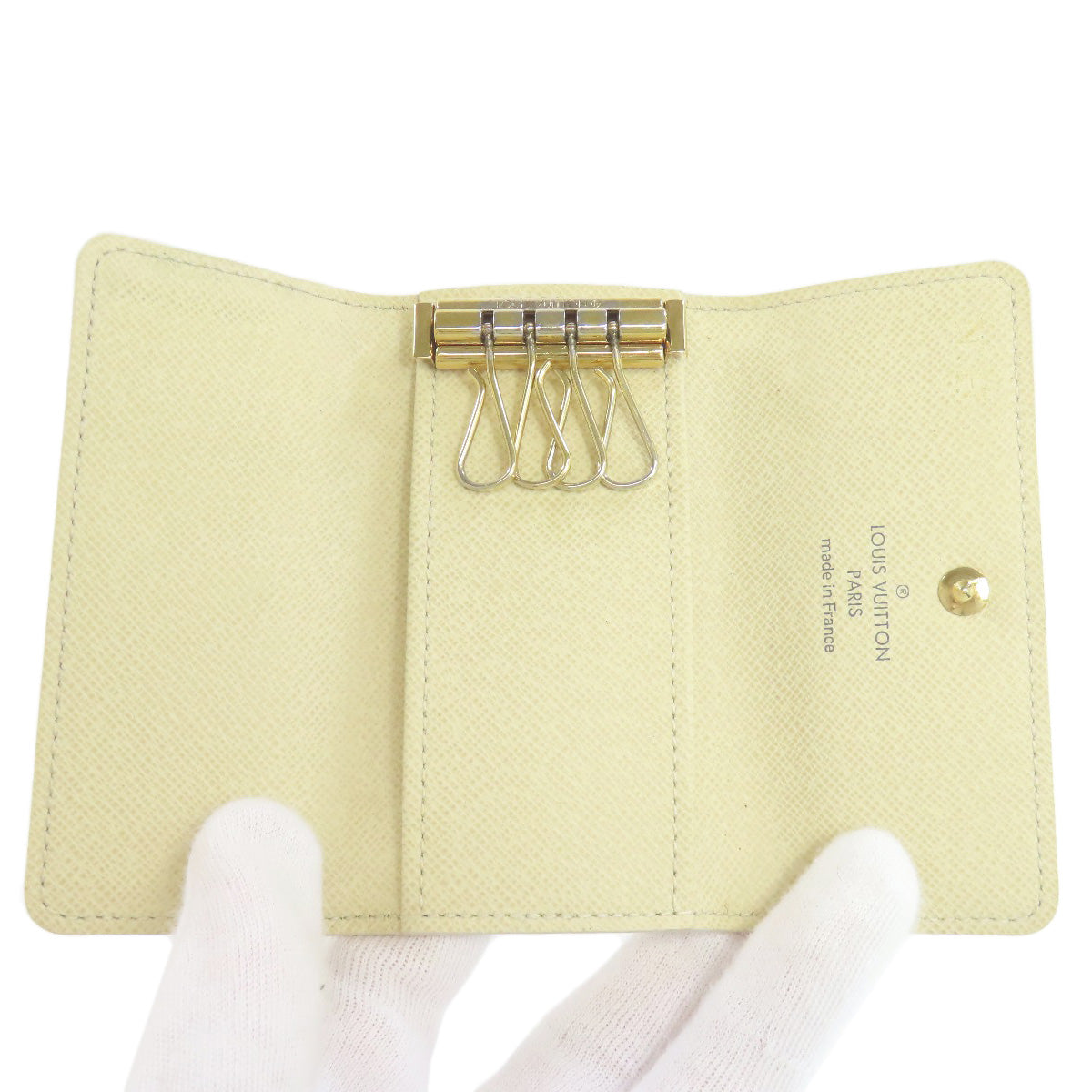 LOUIS VUITTON N60020 Multicles4 key holder Damier canvas Ladies [Used]