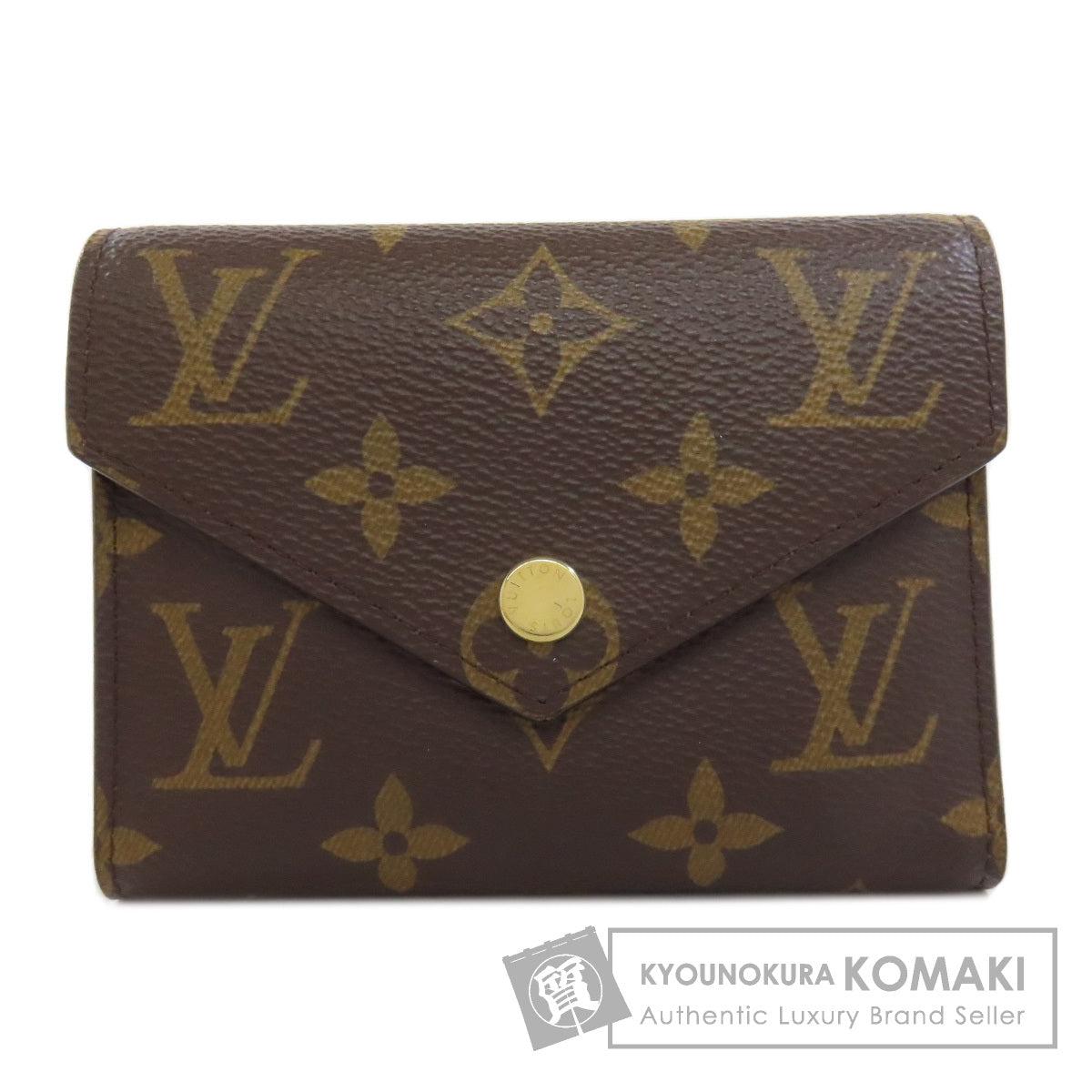 LOUIS VUITTON  M62472 Bifold Wallet with Coin Pocket Portefeiulle Â· Victorine Monogram canvas Ladies