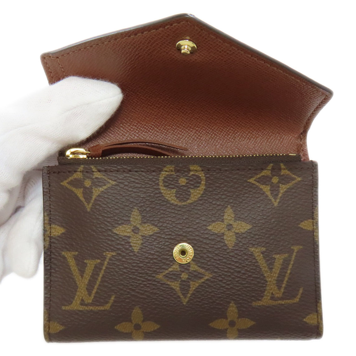 LOUIS VUITTON  M62472 Bifold Wallet with Coin Pocket Portefeiulle Â· Victorine Monogram canvas Ladies