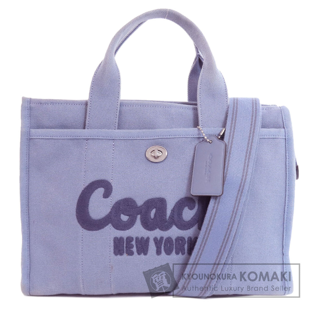 COACH  CP158 Handbag Cargo Tote 2WAY Canvas Ladies