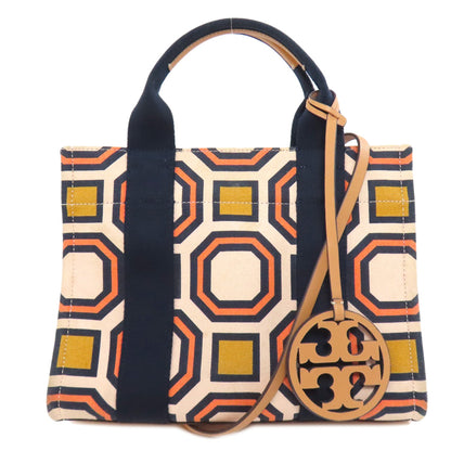 Tory Burch   Handbag Geometric pattern 2WAY Canvas Ladies