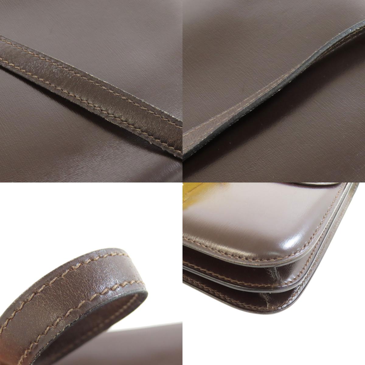 HERMES Constance Mini GoldHardware Shoulder Bag Box calf Ladies [Used]