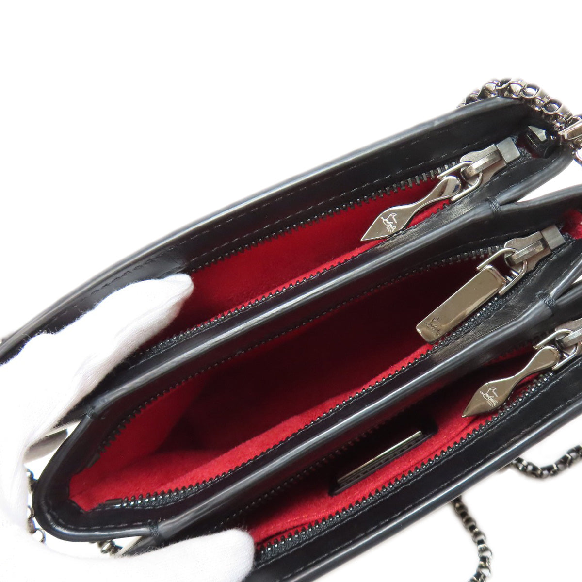 クリスチャンルブタン スパイク ショルダーバッグ レザー レディース 【中古】【Christian Louboutin】