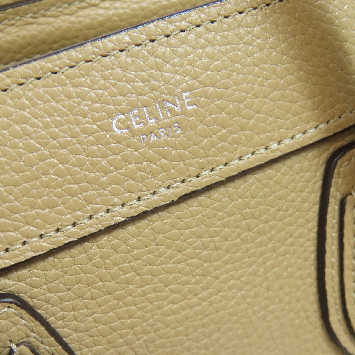CELINE Luggage nano 2 WAY Handbag Calf Ladies [Used]