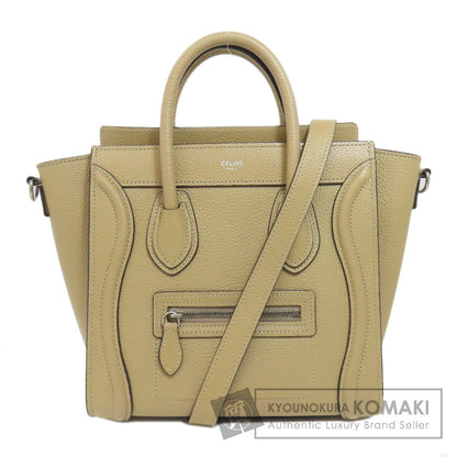 CELINE Luggage nano 2 WAY Handbag Calf Ladies [Used]