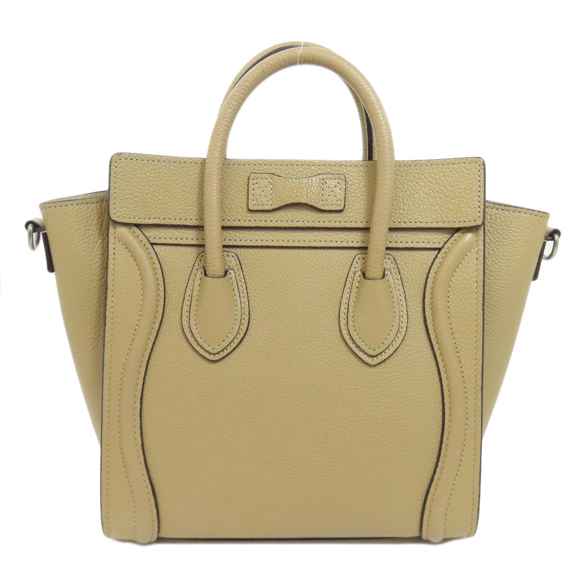 CELINE Luggage nano 2 WAY Handbag Calf Ladies [Used]