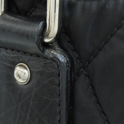 シャネル パリ ニューヨーク シルバー金具 トートバッグ ナイロン素材 レディース 【中古】【CHANEL】