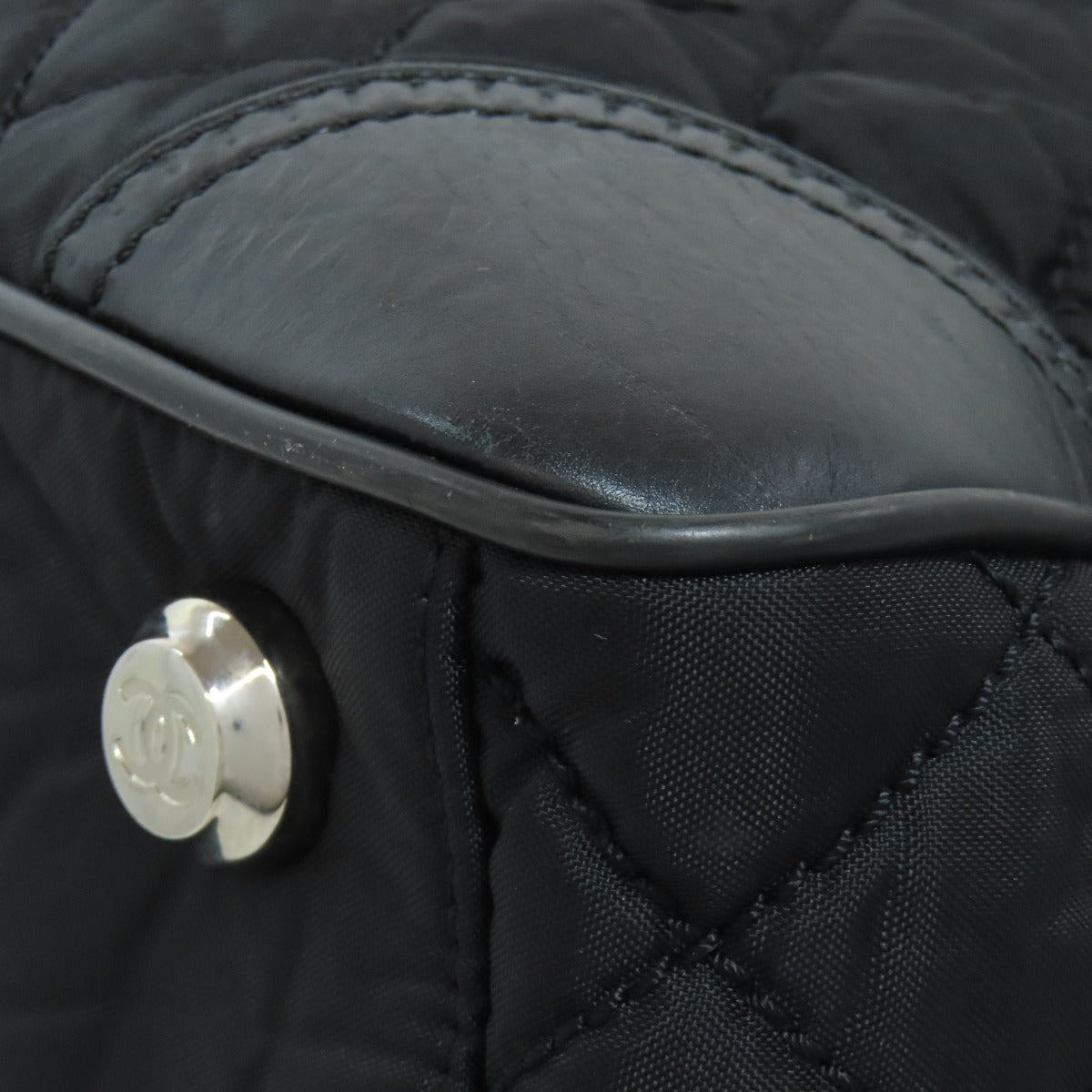 CHANEL Paris New York SilverHardware Tote Bag Nylon Ladies [Used]