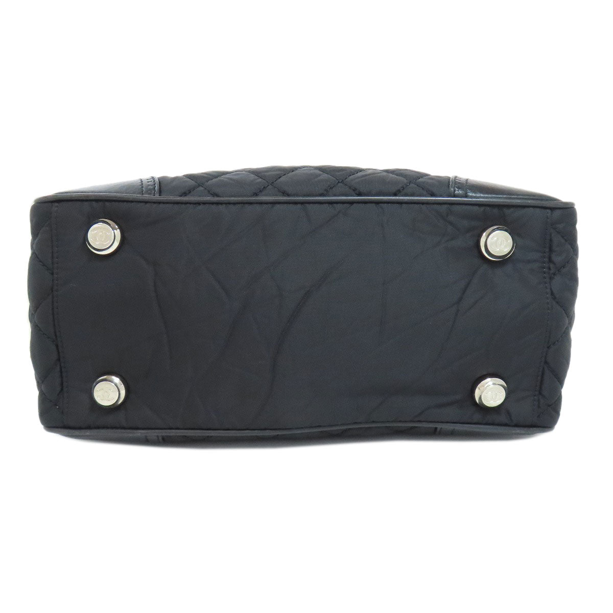 シャネル パリ ニューヨーク シルバー金具 トートバッグ ナイロン素材 レディース 【中古】【CHANEL】