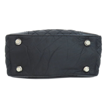 シャネル パリ ニューヨーク シルバー金具 トートバッグ ナイロン素材 レディース 【中古】【CHANEL】