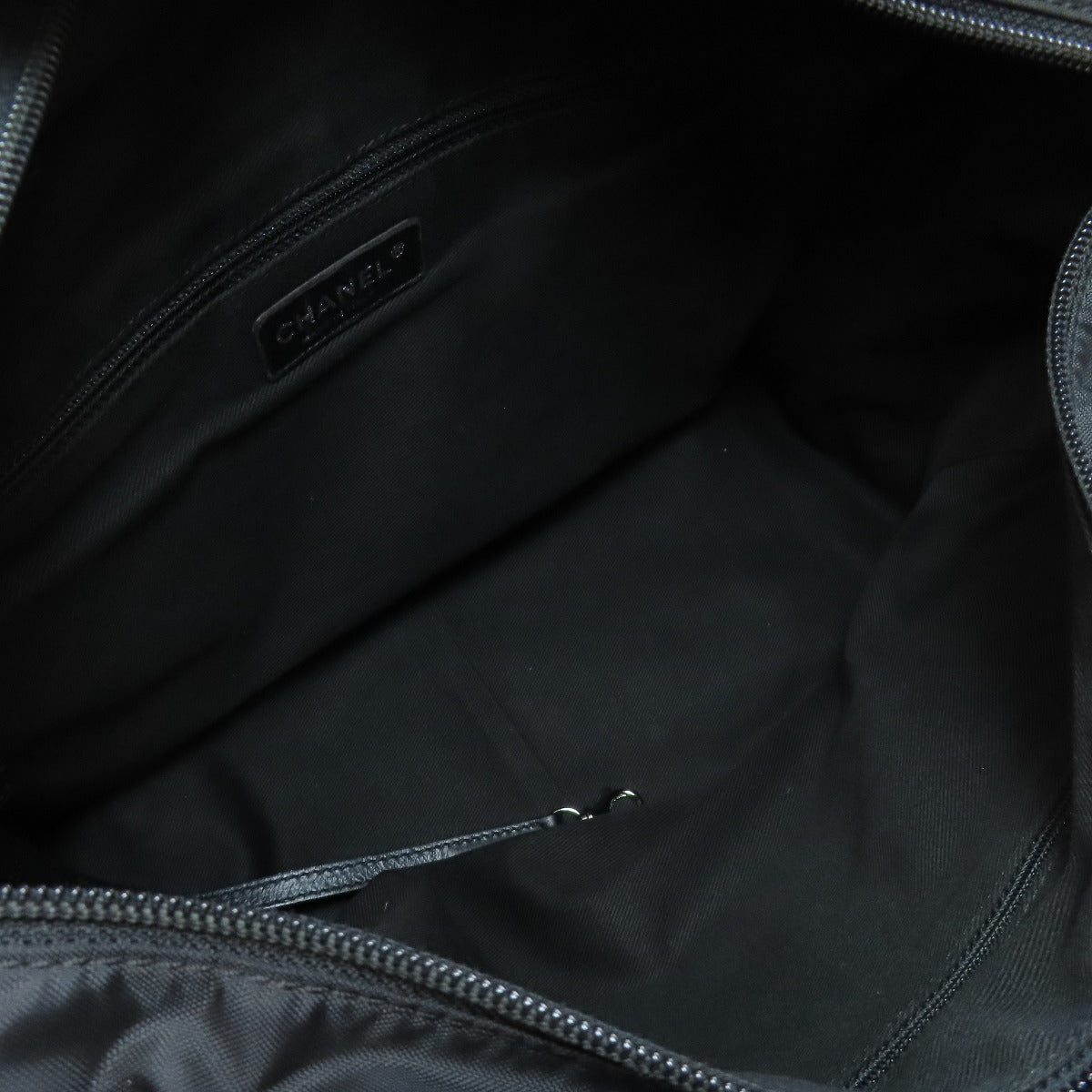 シャネル パリ ニューヨーク シルバー金具 トートバッグ ナイロン素材 レディース 【中古】【CHANEL】