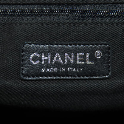 シャネル パリ ニューヨーク シルバー金具 トートバッグ ナイロン素材 レディース 【中古】【CHANEL】